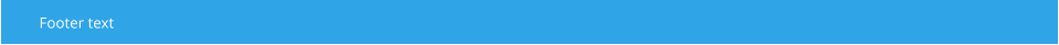 Footer text