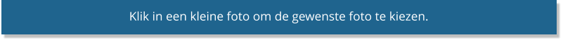 Klik in een kleine foto om de gewenste foto te kiezen.