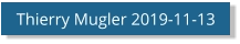 Thierry Mugler 2019-11-13