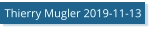 Thierry Mugler 2019-11-13