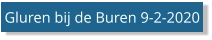 Gluren bij de Buren 9-2-2020