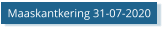 Maaskantkering 31-07-2020