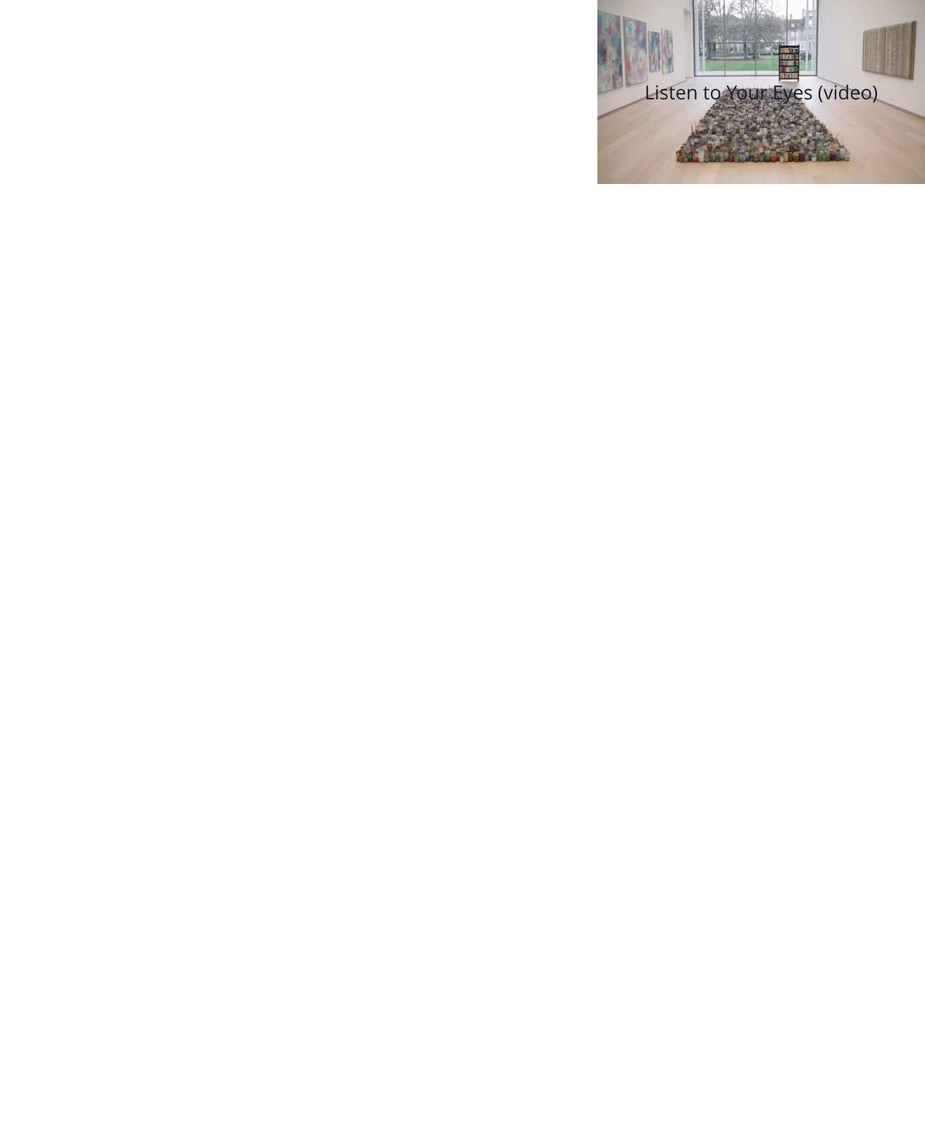 Listen to Your Eyes (video)