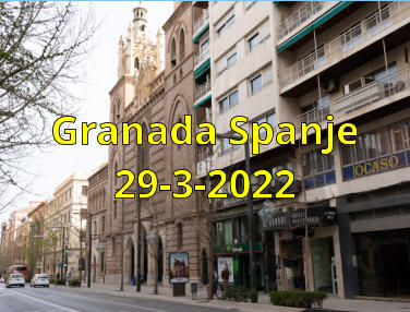 Granada Spanje 29-3-2022