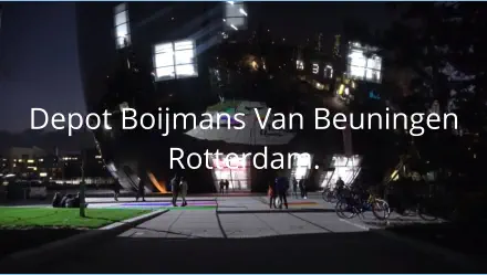 Depot Boijmans Van Beuningen Rotterdam.