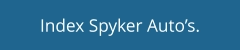 Index Spyker Auto’s.