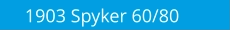 1903 Spyker 60/80