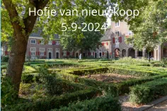 Hofje van nieuwkoop 5-9-2024