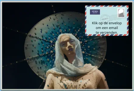 Klik op de envelop om een email te verzenden.